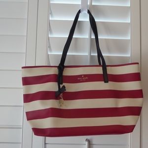 Striped Kate Spade Beach Bag